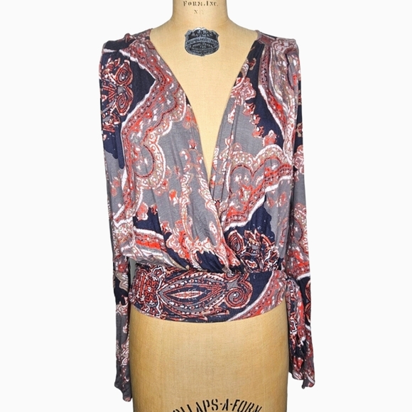 Free People | Free People Paisley Fiona Wrap | Free People Blouse - Picture 3 of 11
